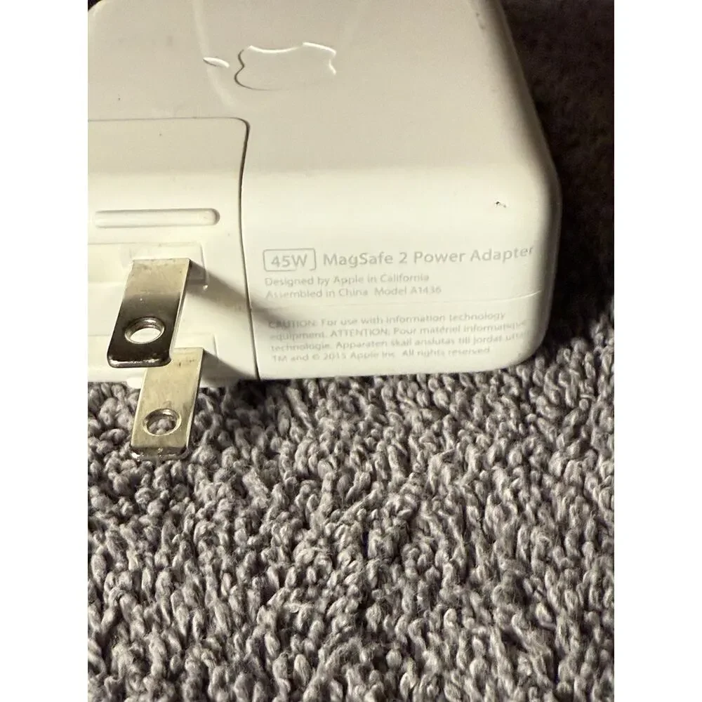 Genuine MagSafe 2 Charger Adapter Power Cord for Apple MacBook Air 45W